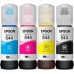 Kit Garrafa de Tinta Epson Ecotank T544 520 4 Cores 65ml Original - T544520-4P