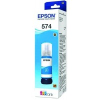 Garrafa de Tinta Epson Ecotank T574 220 Ciano 70ml Original - T574220-AL