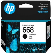 Cartucho de Tinta HP 668 Preto 3ml Original - 7FP37VL